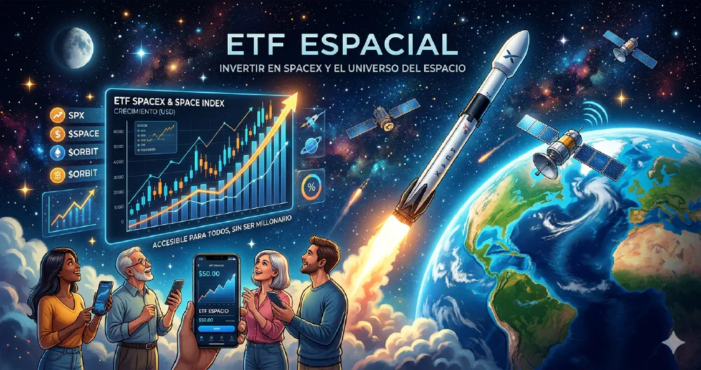 Cómo invertir en SpaceX sin comprar sus acciones: los ETF espaciales relucen este 2026