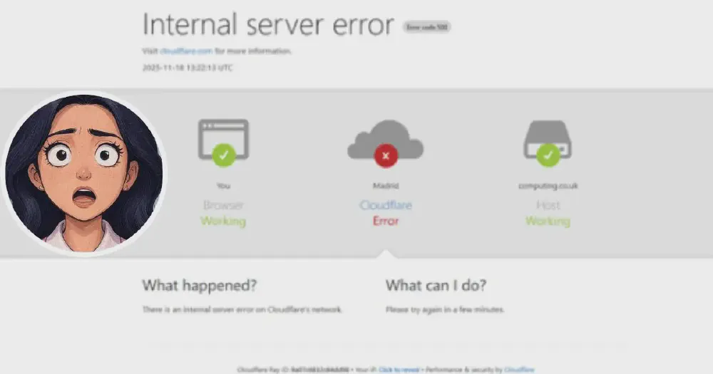 Cloudflare falló a nivel mundial: causas, impacto y cómo afectó a las plataformas