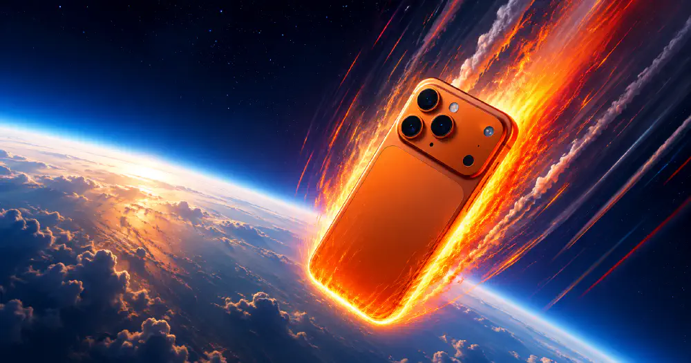 El iPhone 17 Pro Max cayó desde la estratosfera y sobrevivió: así es el nuevo récord Guinness