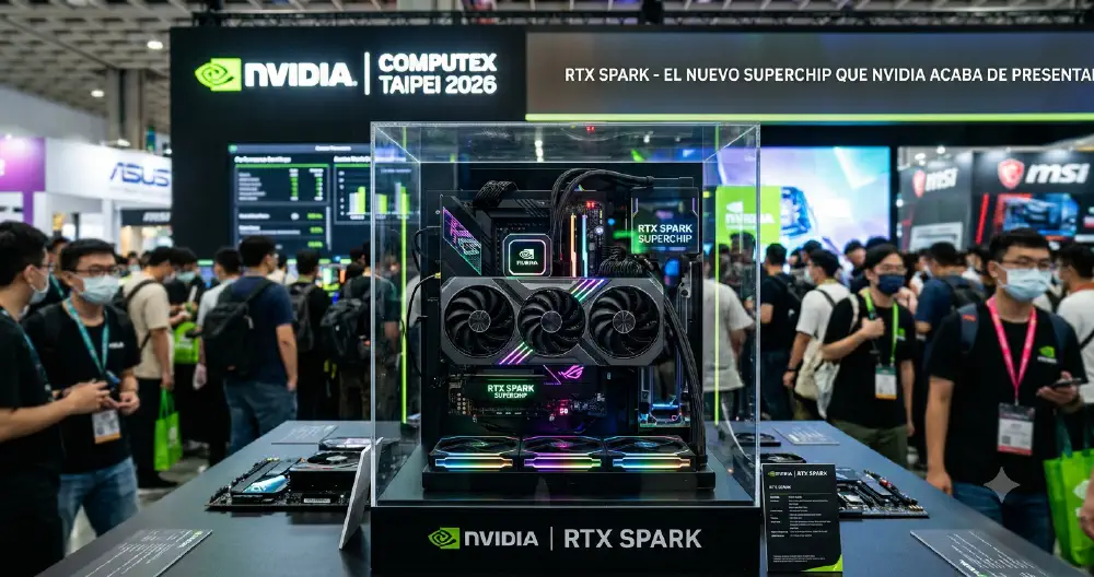 Nvidia lanza RTX Spark: así es el superchip de IA que impulsa una nueva generación de PC