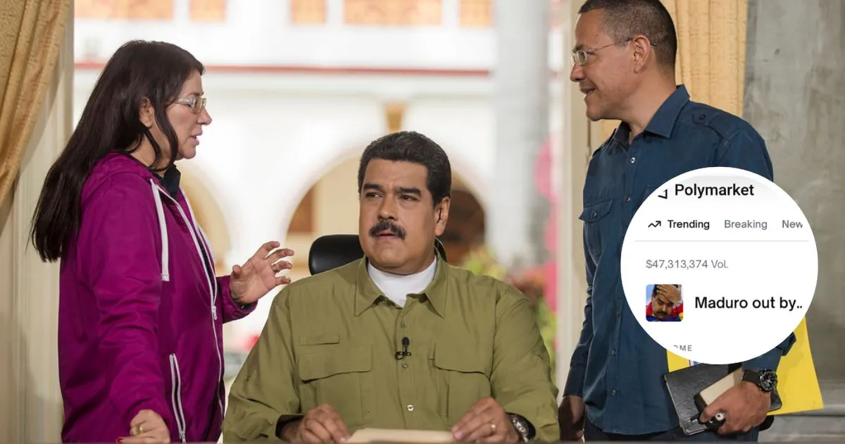 Así funciona Polymarket: Alguien apostó por la caída de Maduro y ganó 400.000 dólares